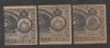 Greece 3 X 5 Drachmas 1917 Emergency Notes!!!