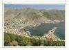 Greece Postcard & Stamp - Kalymnos Panoramic View of the Port