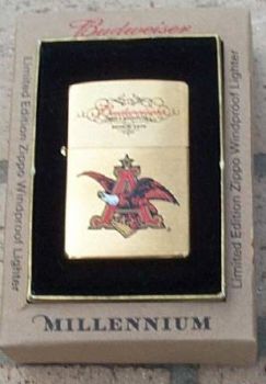 2000. Zippo Budweiser Millennium - Limited Edition 15000 ex. Worldwide - Free shipping