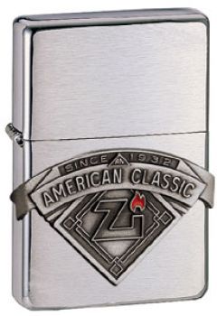 1999. Zippo American Classic Pewter Emblem  -  Free shipping E.U.