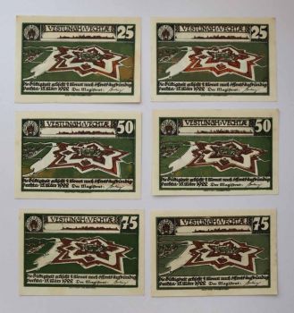 Germany Set 6 Notgeld 1922