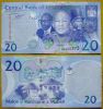 Lesotho 20 Maloti 2010 P 22 Aa Prefix Unc