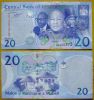 LESOTHO 20 MALOTI 2010 P 22 AA PREFIX UNC