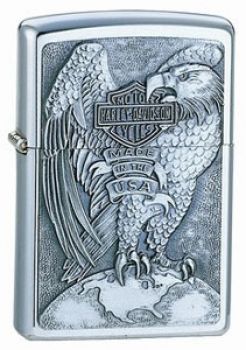 Zippo Harley-Davidson Eagle and Globe Emblem  -  Free shipping EU.