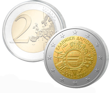 GREECE 2 EURO COIN 2012 -