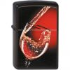 Zippo Wet Look - Glass of Wine    -   Free shipping E.U.