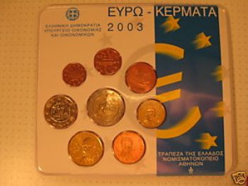 Greece  Greek  Blister  Official set   Year 2003