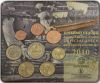 Greece  Greek  Blister  Official set Year 2010  ( 2 euro coin  Bull )