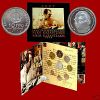 Greece Greek BU SET  Tryptich. Official set Year 2007  with 10 euro silver proof coin Kazantzakis .