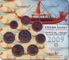 Greece  Greek  Blister  Official set   Year 2009 The ship of Thera