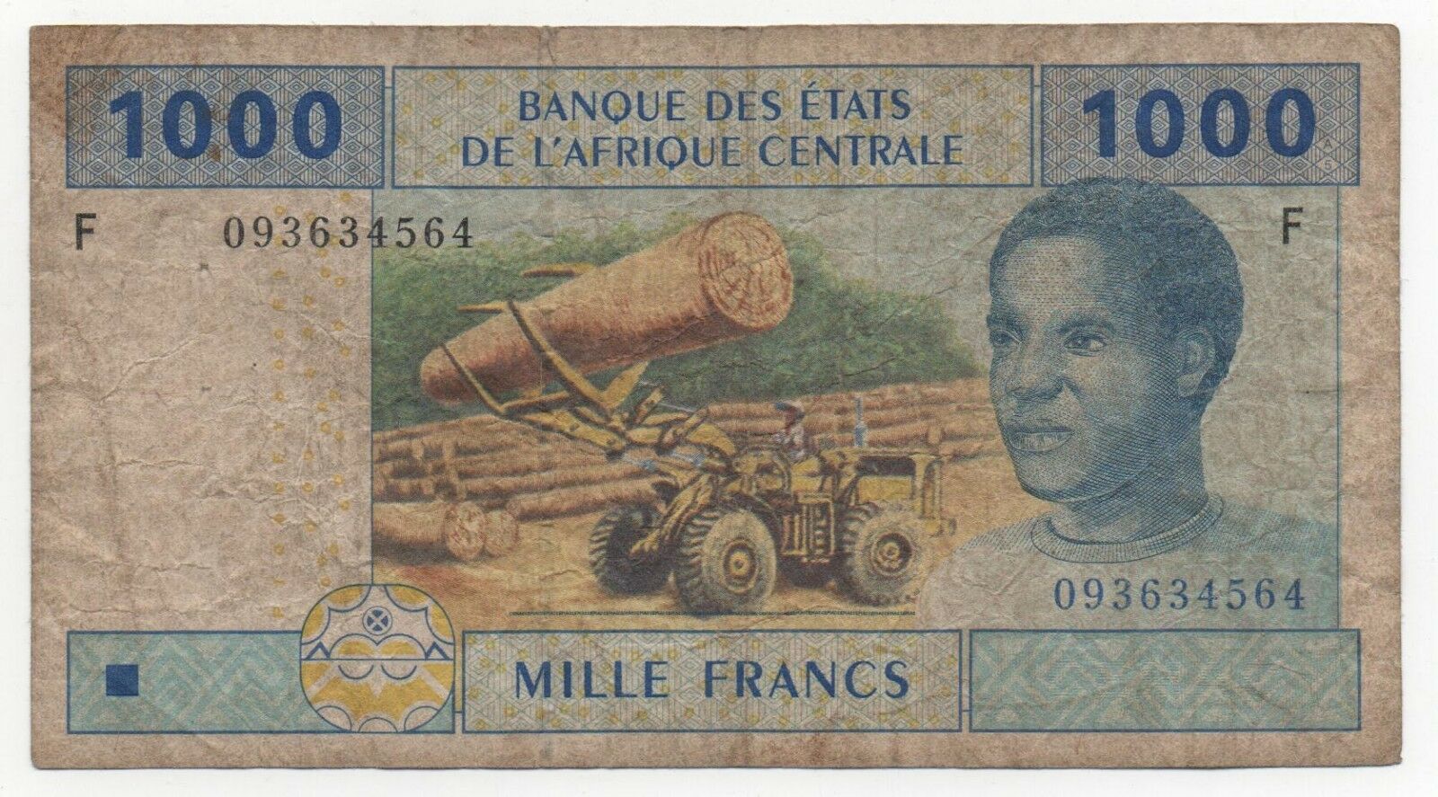 Paper Money Africa EQUATORIAL GUINEA 100 EKUELE 771975 P11a UNC