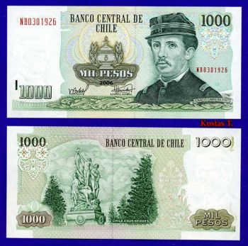 CHILE 1000 PESOS 2006 UNC
