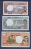 NEW HEBRIDES SET 100-500-1000 Francs 1977 UNC