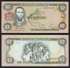 JAMAICA 2 DOLLARS 1989 UNC
