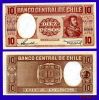 CHILE 1 CONDOR (10 PESOS) ND 1958 P 120 UNC