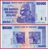 Zimbabwe 100000 Dollars 2008 P 75 UNC