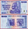 Zimbabwe 100000 Dollars 2008 P 75 Unc