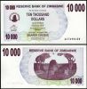 Zimbabwe 10000 dollars bearer UNC