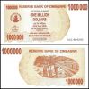 Zimbabwe 1 Million Dollars Bearer Cheque, 2008, P-53, UNC