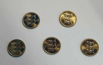 Estonia 5 Χ 10 centi 2008 UNC