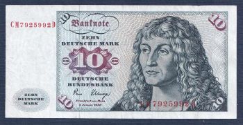 GERMANY 10 Marks 1980 XF No 7925992