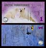 Arctic Territories 1 Dollar 2012 Polymer Unc (Private Issue)