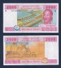 Central African States Gabon 2.000 Francs 2002 P408A Unc