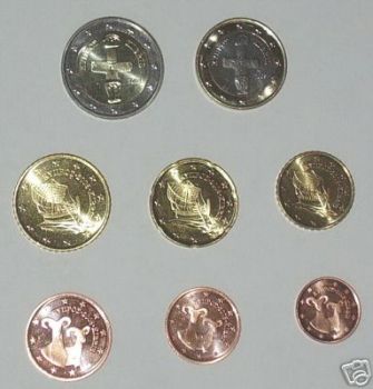 CYPRUS UNC SET 2008 !