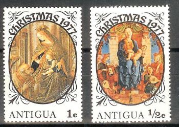 ANTIGUA CHRISTMAS 1977 MNH**