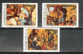 DOMINICA CHRISTMAS 1973 MNH**