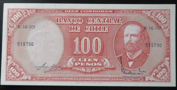 100 pesos unc