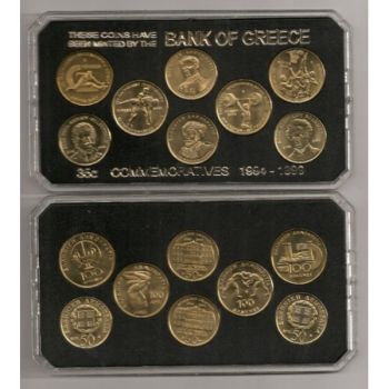 1994-99 COMMEMORATIVES 50 & 100 D. -UNC- IN CASE