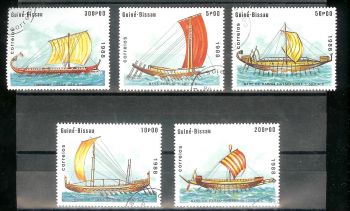 GUINEA BISSAU 1988 SHIPS MH