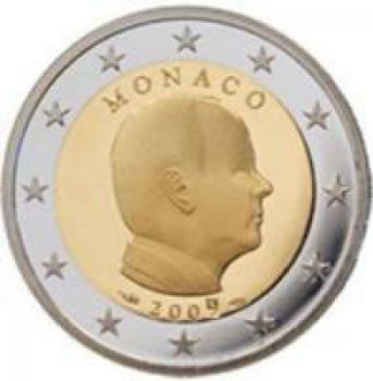 MONACO 2E 2009 UNC '' ALBERT II '' !