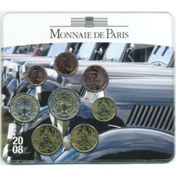 FRANCE mini-set Euro BU 2008 - Citroen La traction avant