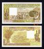 IVORY COAST (WEST. AFRICAN STATES)  500 Francs 1987 P-106A, UNC