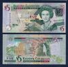 EAST CARIBBEAN STATES 5 Dollars ND UNC