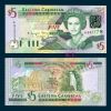 EAST CARIBBEAN $5 DOLLARS M (MONTSERRAT) 2003 QEII UNC