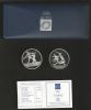 Official pair 10 EURO silver proof (Olympic games) 2004!! Silver p with C.O.A.