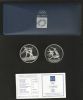 Official Pair 10 Euro Silver Proof (Olympic Games) 2004!! Silver P With C.O.A.