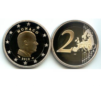 MONACO 2 euro 2010 Prince ALBERT II, PROOF