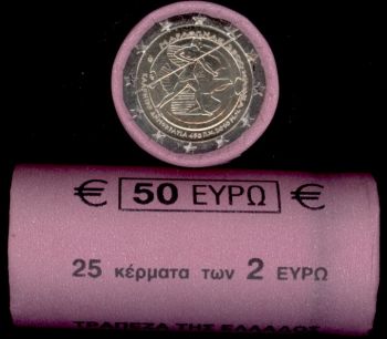 Greece 2 Euro Coin 2500 Years Battle of Marathon 2010 *UNC*