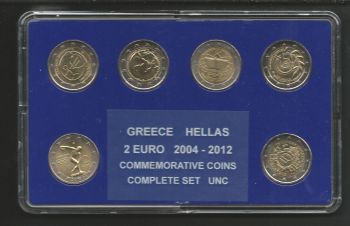 All 2 EURO commemorative coins 2002-20013 UNC!