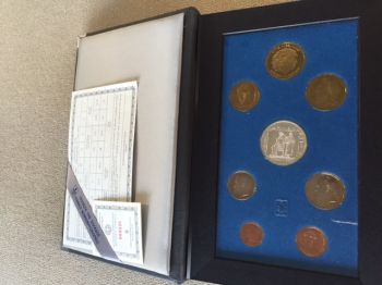 Original set, with the silver coin, proof, 1993