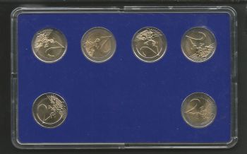 All 2 EURO commemorative coins 2002-20013 UNC!