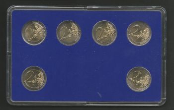 All 2 EURO commemorative coins 2013-2015 UNC!
