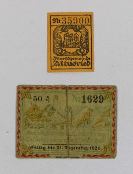 GERMANY SET 2 NOTGELD ALTUSRIED