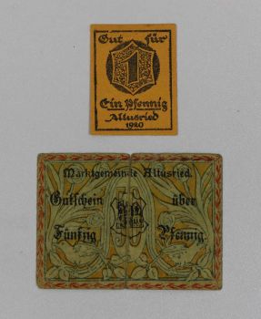 GERMANY SET 2 NOTGELD ALTUSRIED