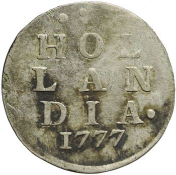 1777 HOLLAND 2 STUIVER SILVER