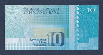 FINLAND 10 MARKKAA 1986 Νο 1365525654 ΑUNC (last pre-Euro)
